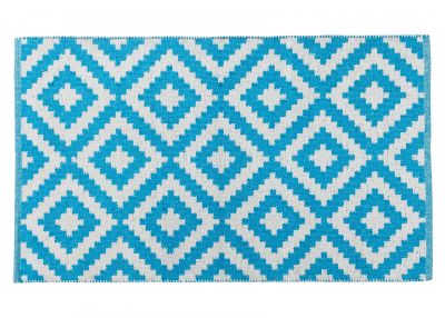 Handwoven Aztec Cotton Rug